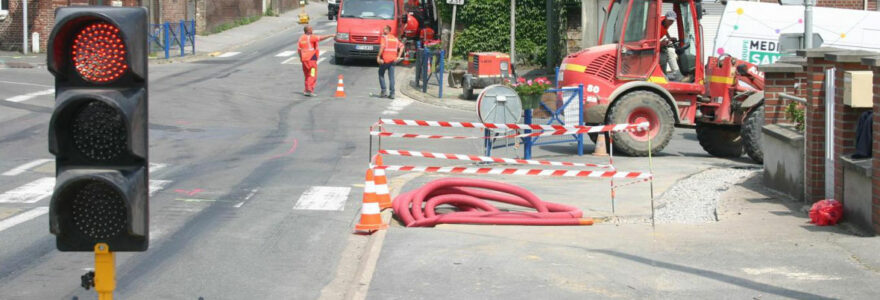 tricolore de chantier